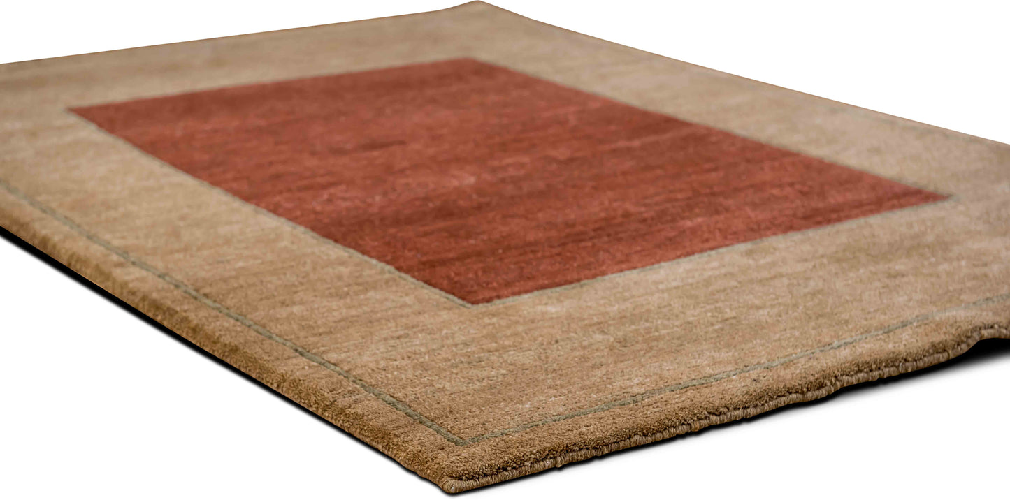 Weavers Art – (6 ft x 4 ft) – 100% wool – copper gold