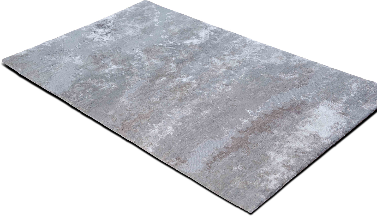 Tufenkian – Butterfly Pumice (5 ft x 3 ft) – 100% wool – grey, blue/grey, ivory and taupe