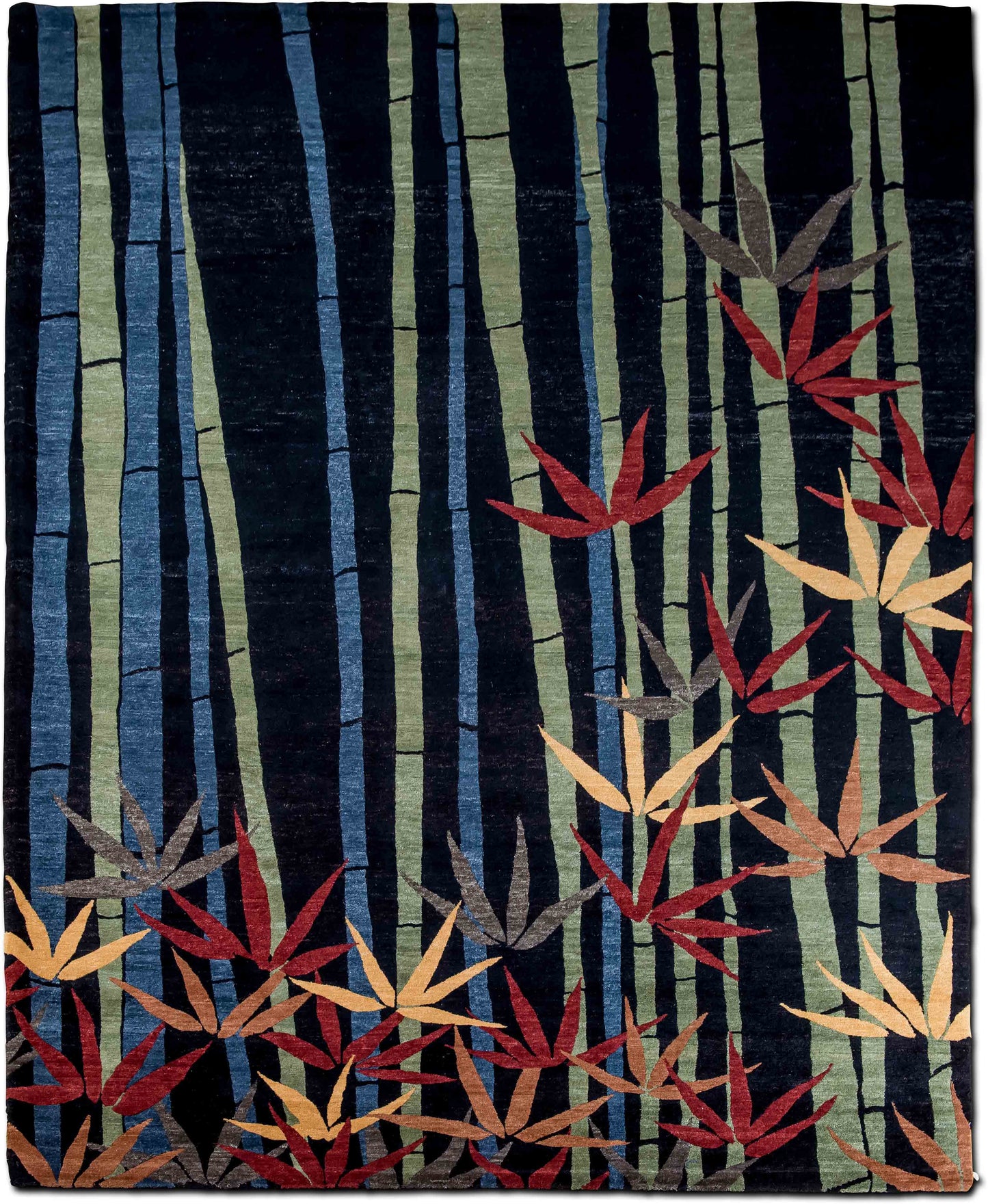 Tufenkian – Bamboo Forest 10 ft x 8 ft – 100% wool – green black burgandy