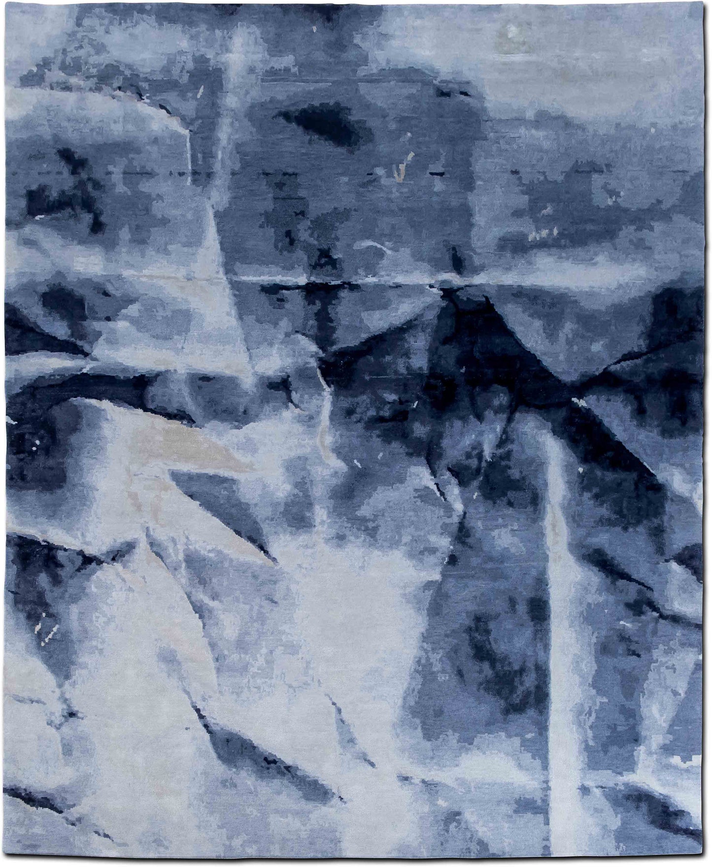 Modern Weave – Folding Sky 10 ft x 8' 2" ft – 100% wool – stone, grey