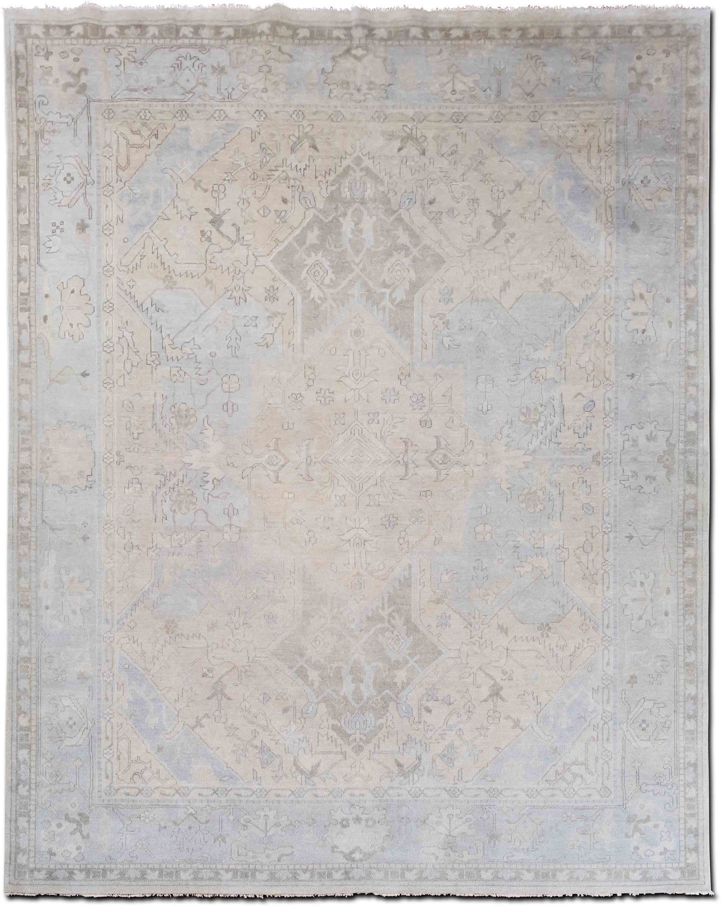 Safavieh – sultanabad, India 10 ft x 8 ft – 100% wool – beige, grey