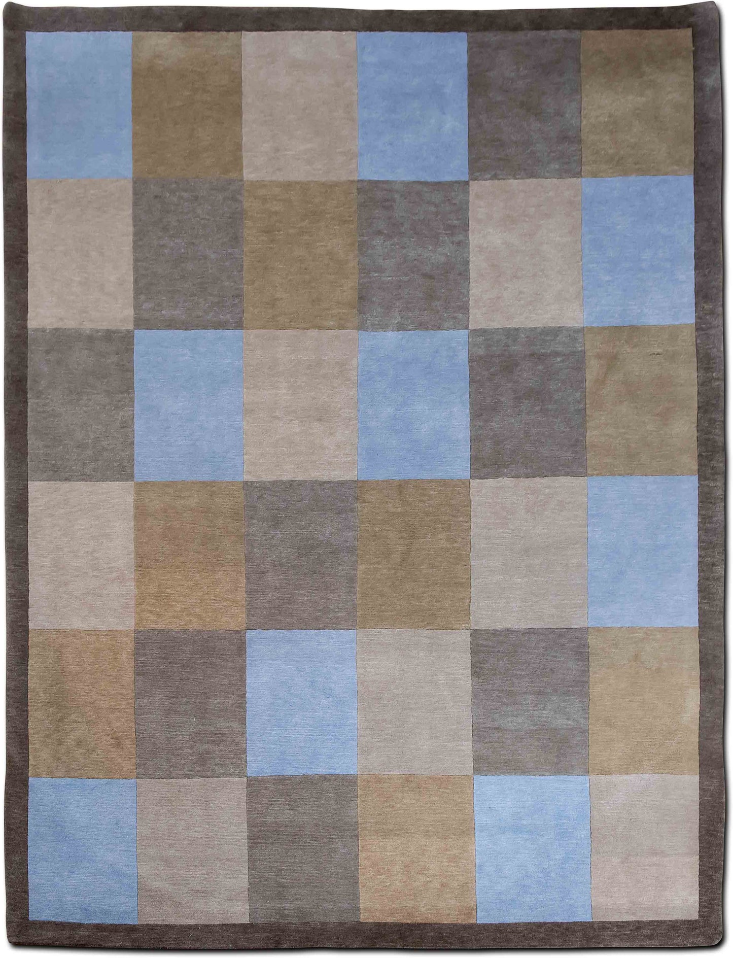 weavers Art – Harmony 10 ft x 8 ft – 100% wool – beige, blue, camel and taupe