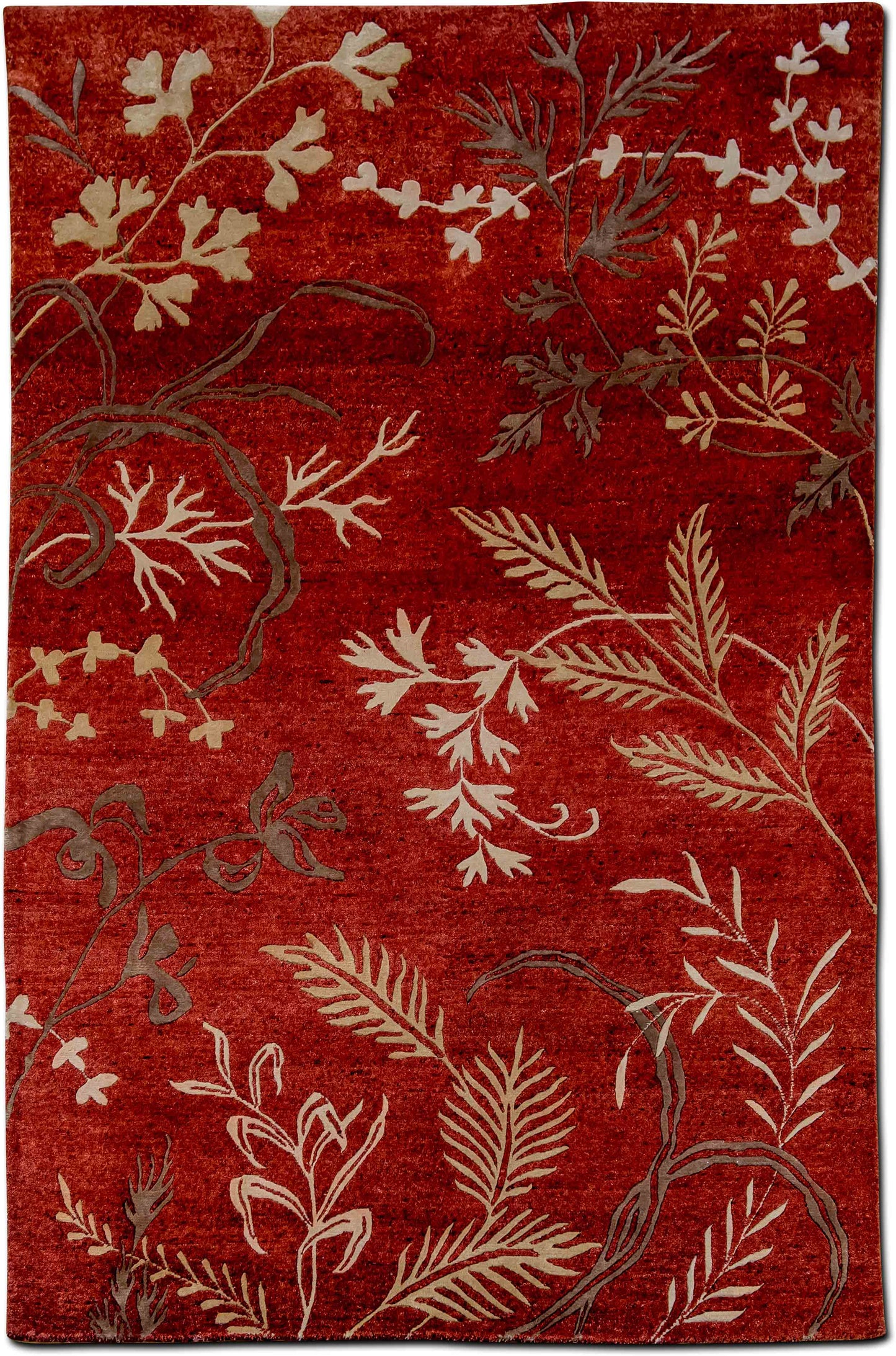 Surya Sanora – (8 ft x 5 ft) – 100% wool – rust