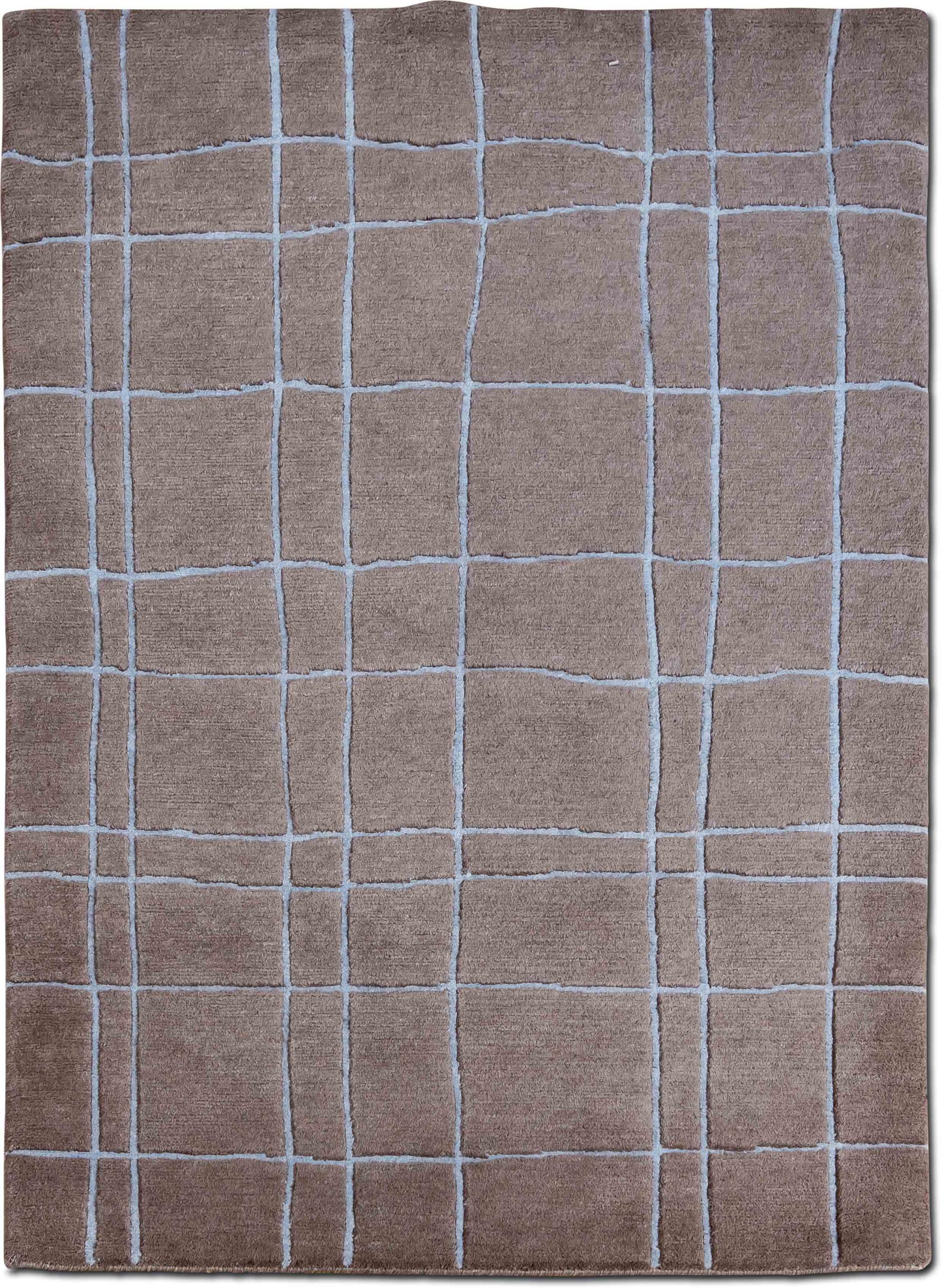 Weavers Art – Fields 6 ft x 4 ft – 100% wool – wenge and light grey