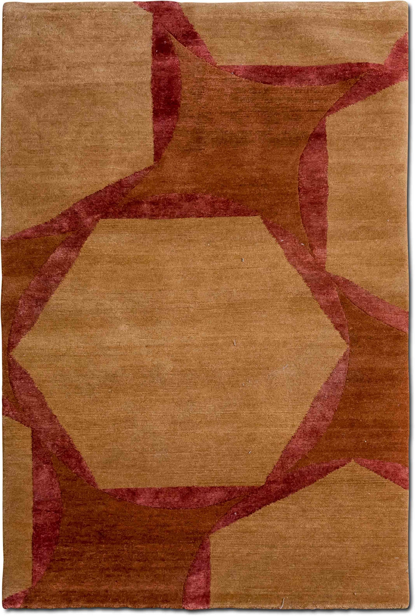 Tufenkian – Cinnabar & Spice 5 ft x 3 ft – 100% wool – brown, red