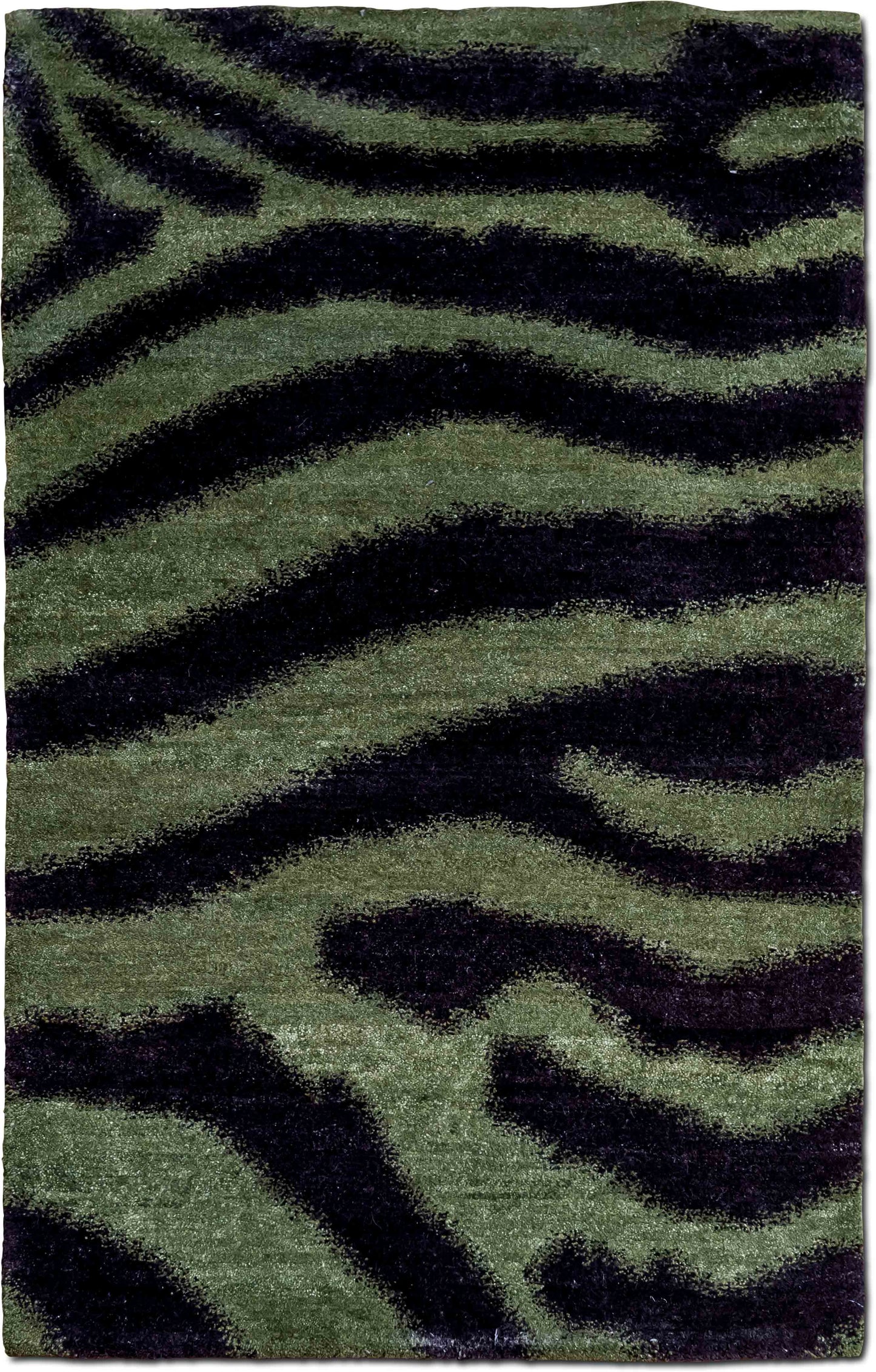Tufenkian – 5 ft x 3 ft – 100% wool – green black