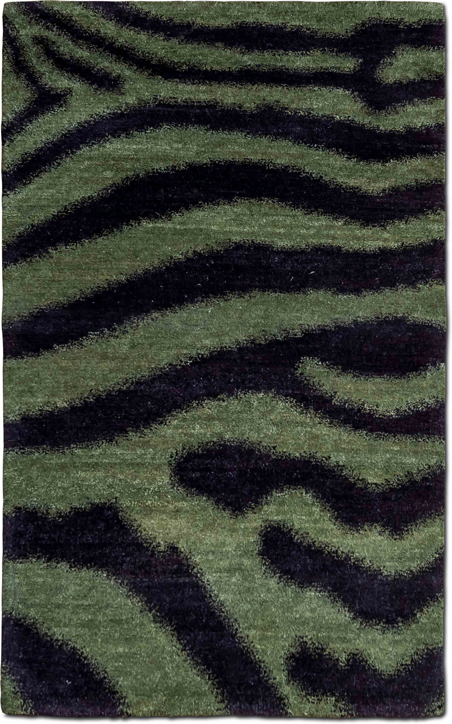 Tufenkian – 5 ft x 3 ft – 100% wool – green black