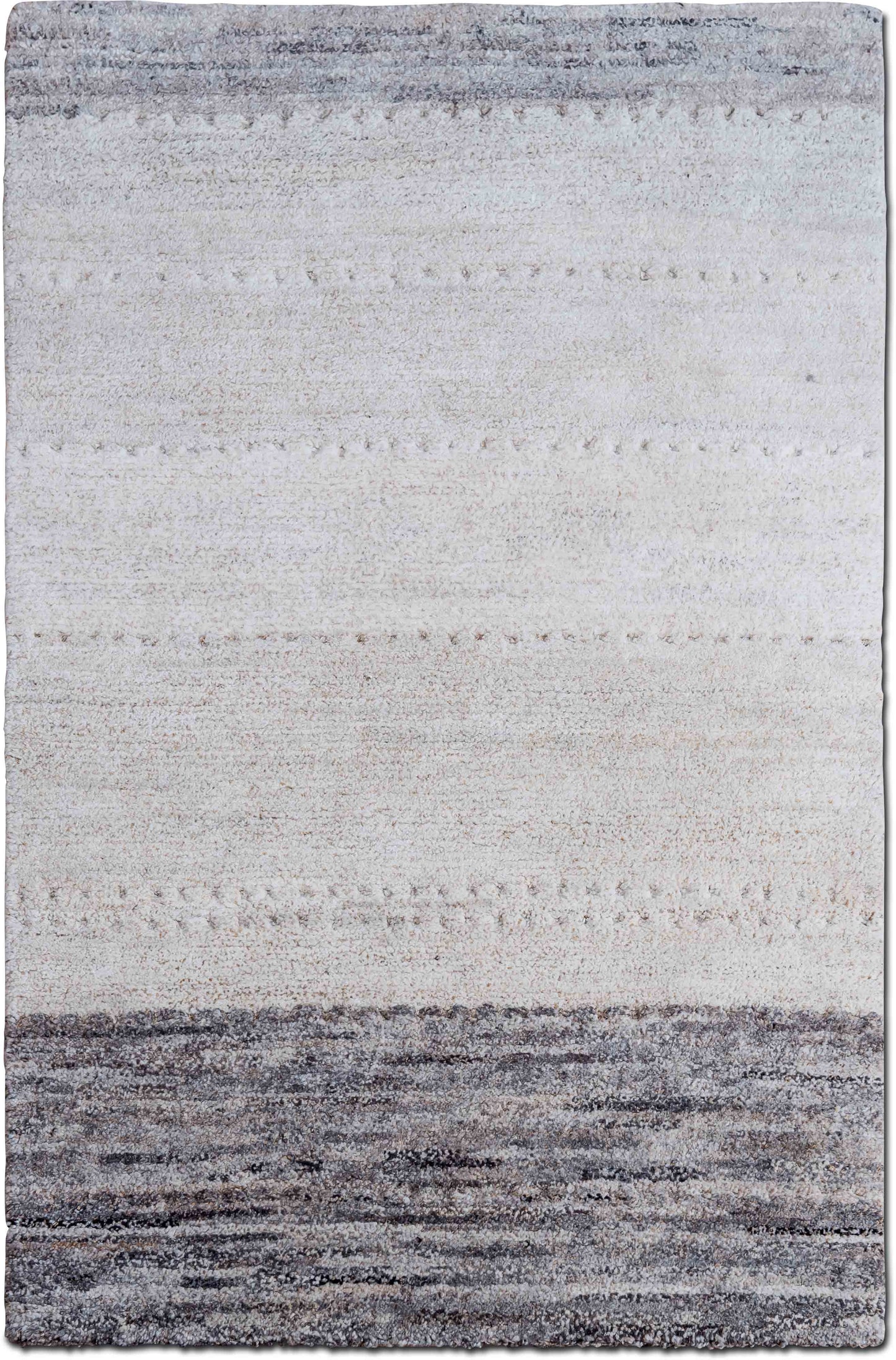 – Rainstone 5 ft x 3 ft – 100% wool – cream brown grey light