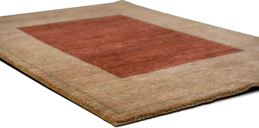 Weavers Art –  (6 ft x 4 ft) – 100% wool – copper gold