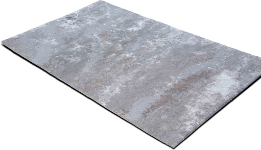 Tufenkian – Butterfly Pumice (5 ft x 3 ft) – 100% wool – grey, blue/grey, ivory and taupe