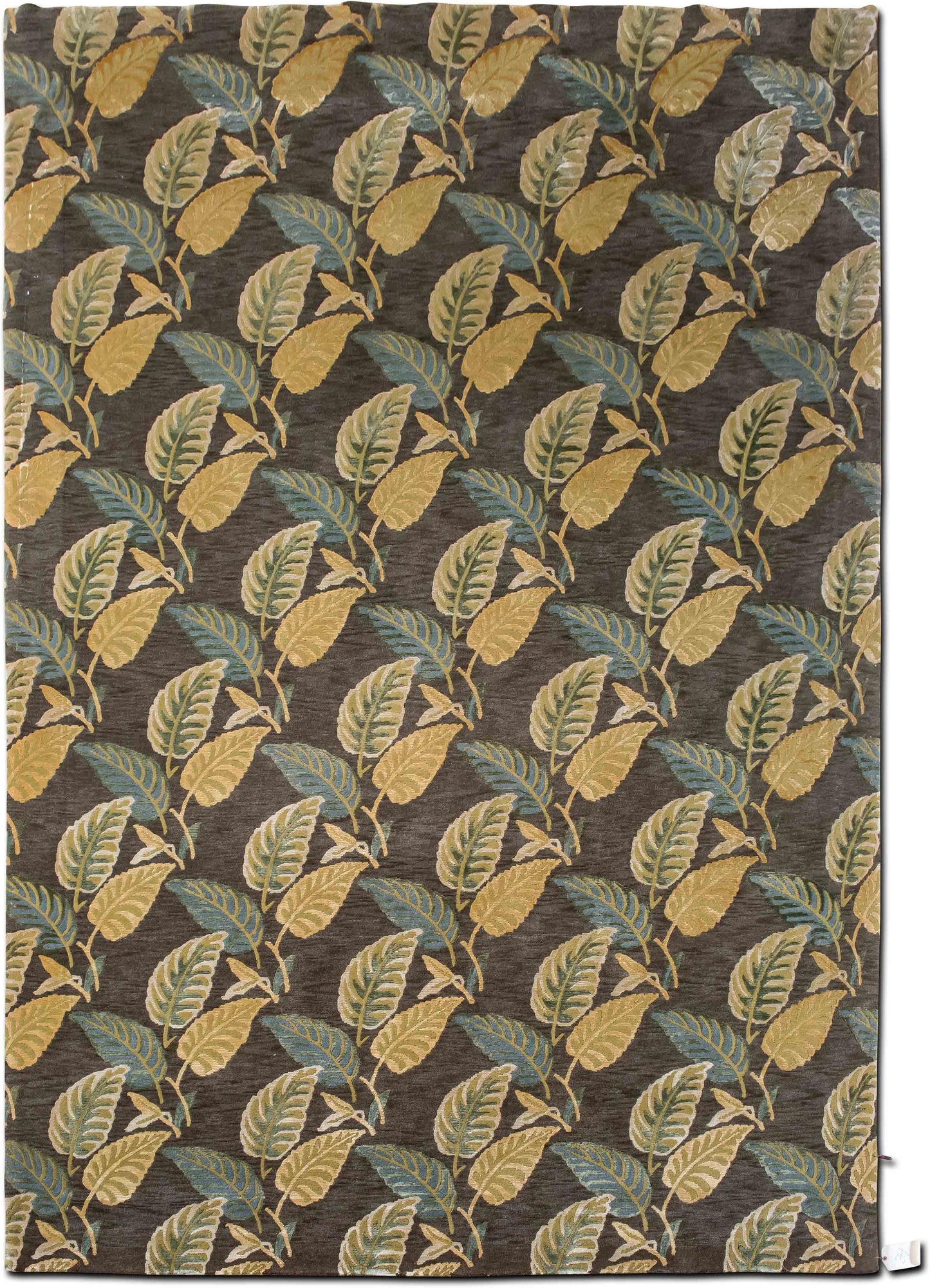 Feizy Wool 8ft x 10ft – wool – charcoal, gold, blue, beige