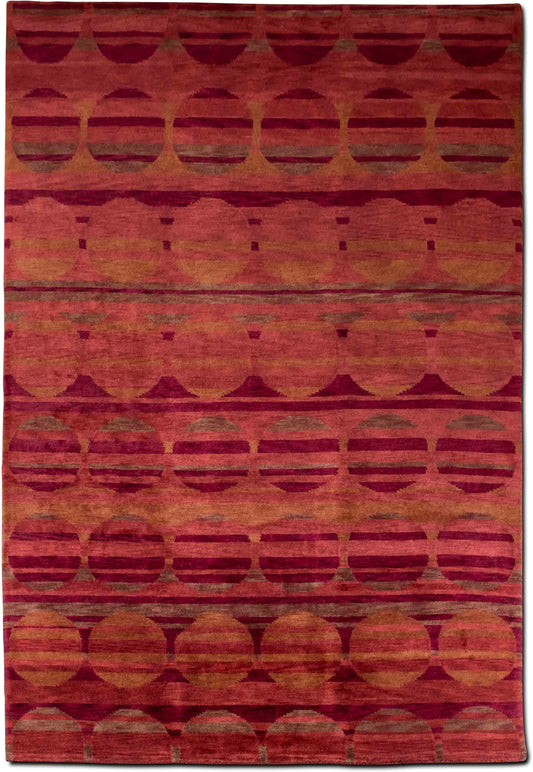 Feizy – Berlin 10 ft x 8 ft – 100% wool – reds, zinfandel