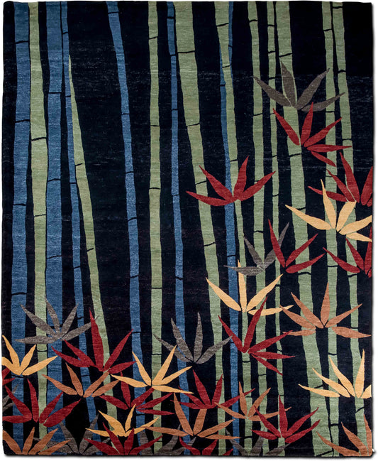 Tufenkian – Bamboo Forest 10 ft x 8 ft – 100% wool – green black burgandy