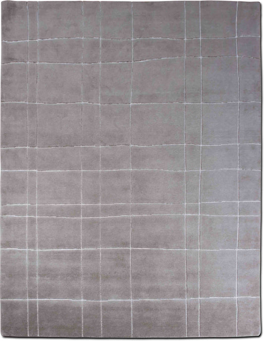 Weavers Art – Fields 10 ft x 8 ft – 100% wool – taupe and ivory