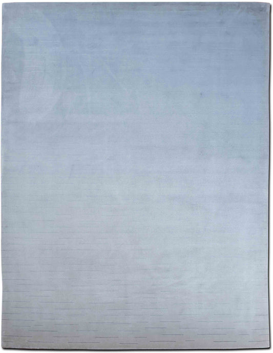 Minimal wash–  10 ft x 8 ft – wool or silk – grey, green and taupe