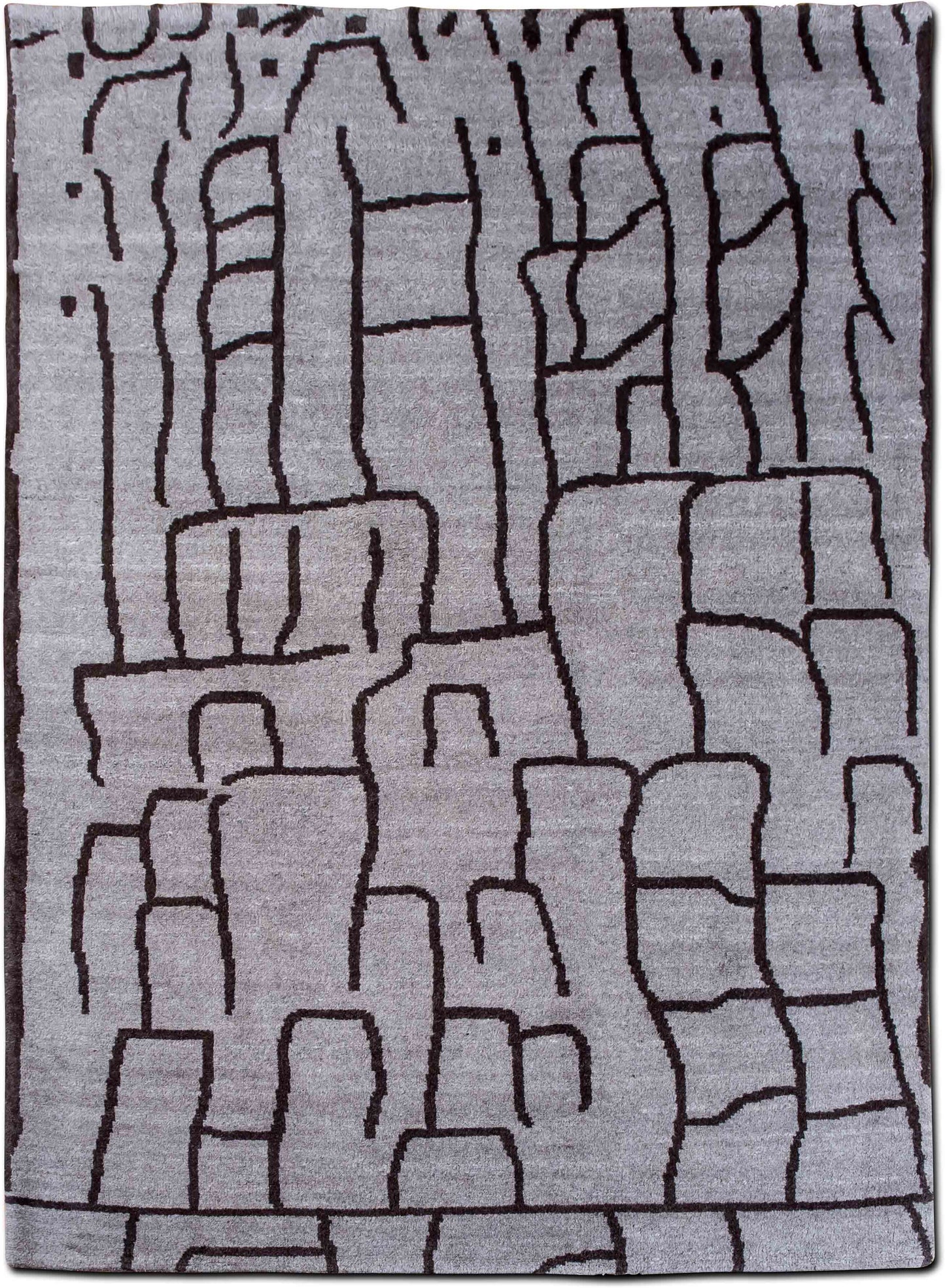 Feizy – Barbary (9' 9" ft x 7' 9" ft) – 100% wool – charcoal natural