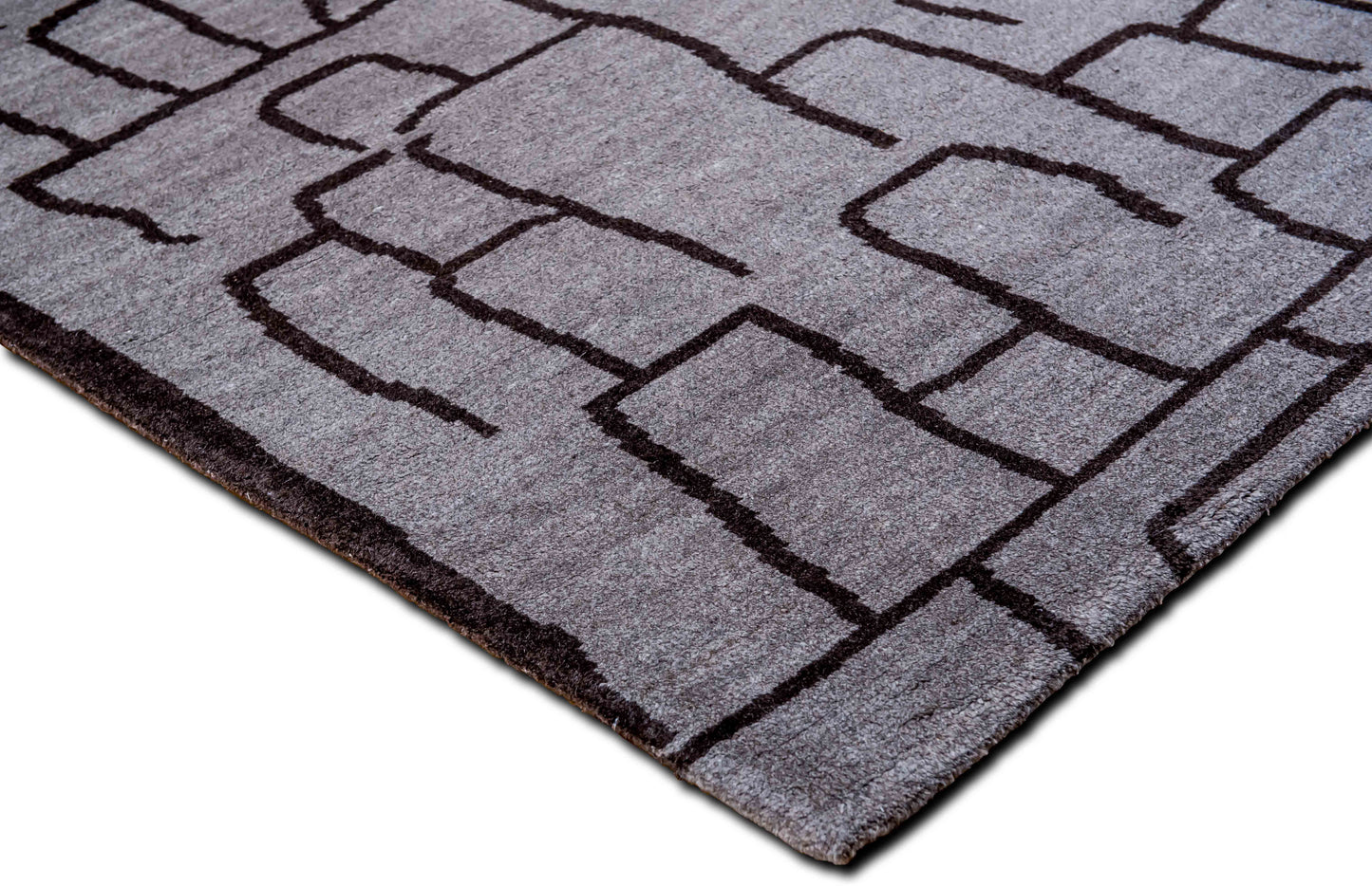 Feizy – Barbary (9' 9" ft x 7' 9" ft) – 100% wool – charcoal natural