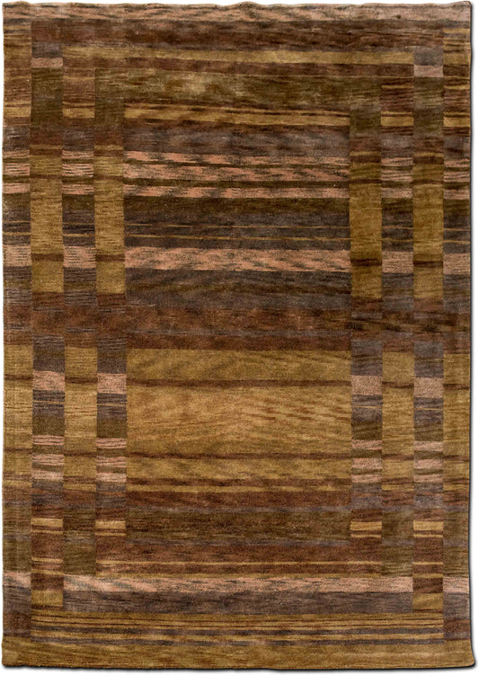 –  11 ft x 8 ft – wool  – browns, earth tones