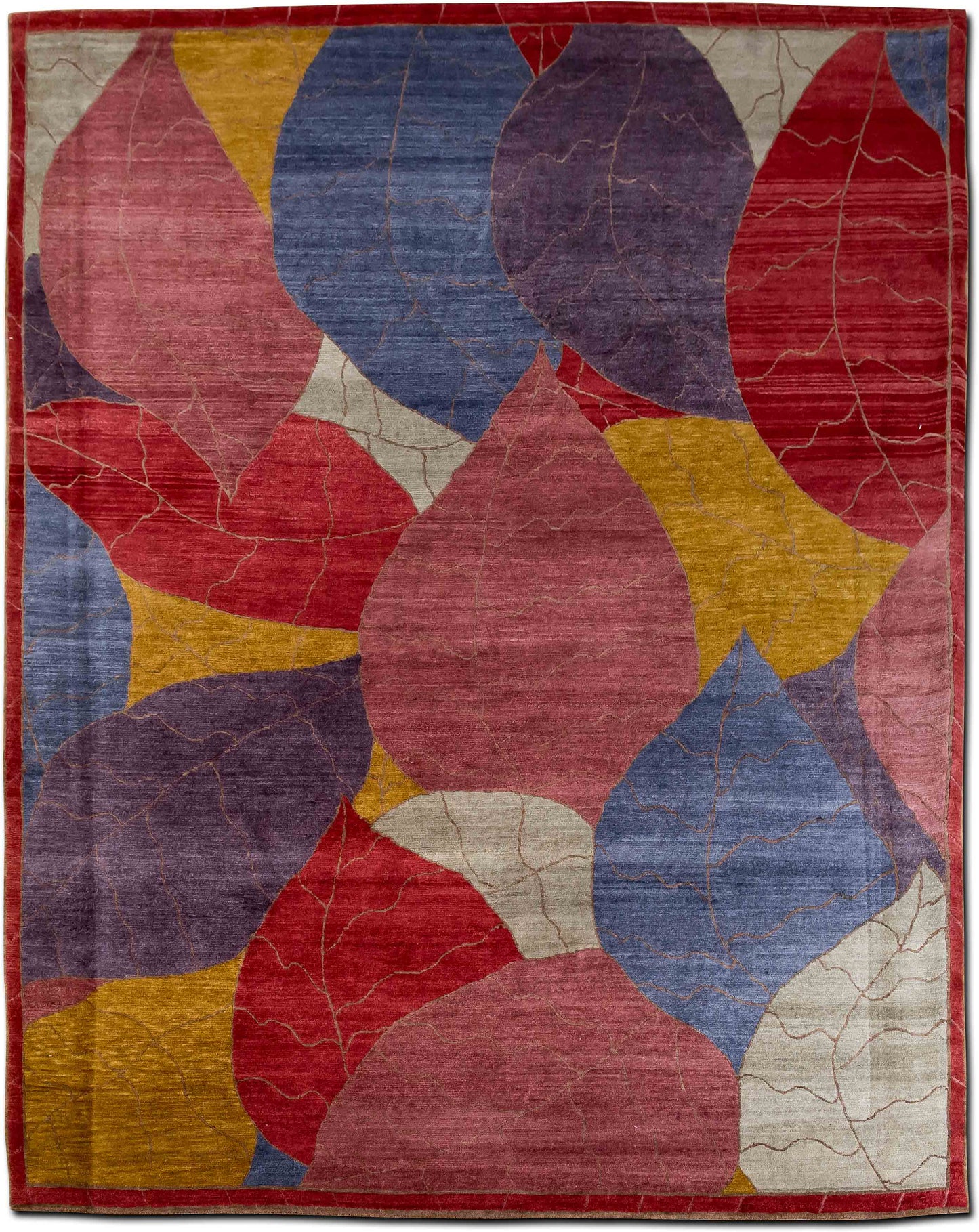 Tufenkian – Brisas Vineyard 10' 3" ft x 8 3" ft – 100% wool – maroon blue yellow