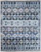 Feizy – Ashi/Steel 9' 9" ft x 7' 9" ft – 100% wool – blue brown grey black