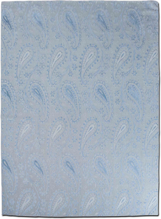 Safavieh (Aladdin) – Mirage 10 ft x 8 ft – 60% wool 30% viscose 10% cotton – light blue, silver tones
