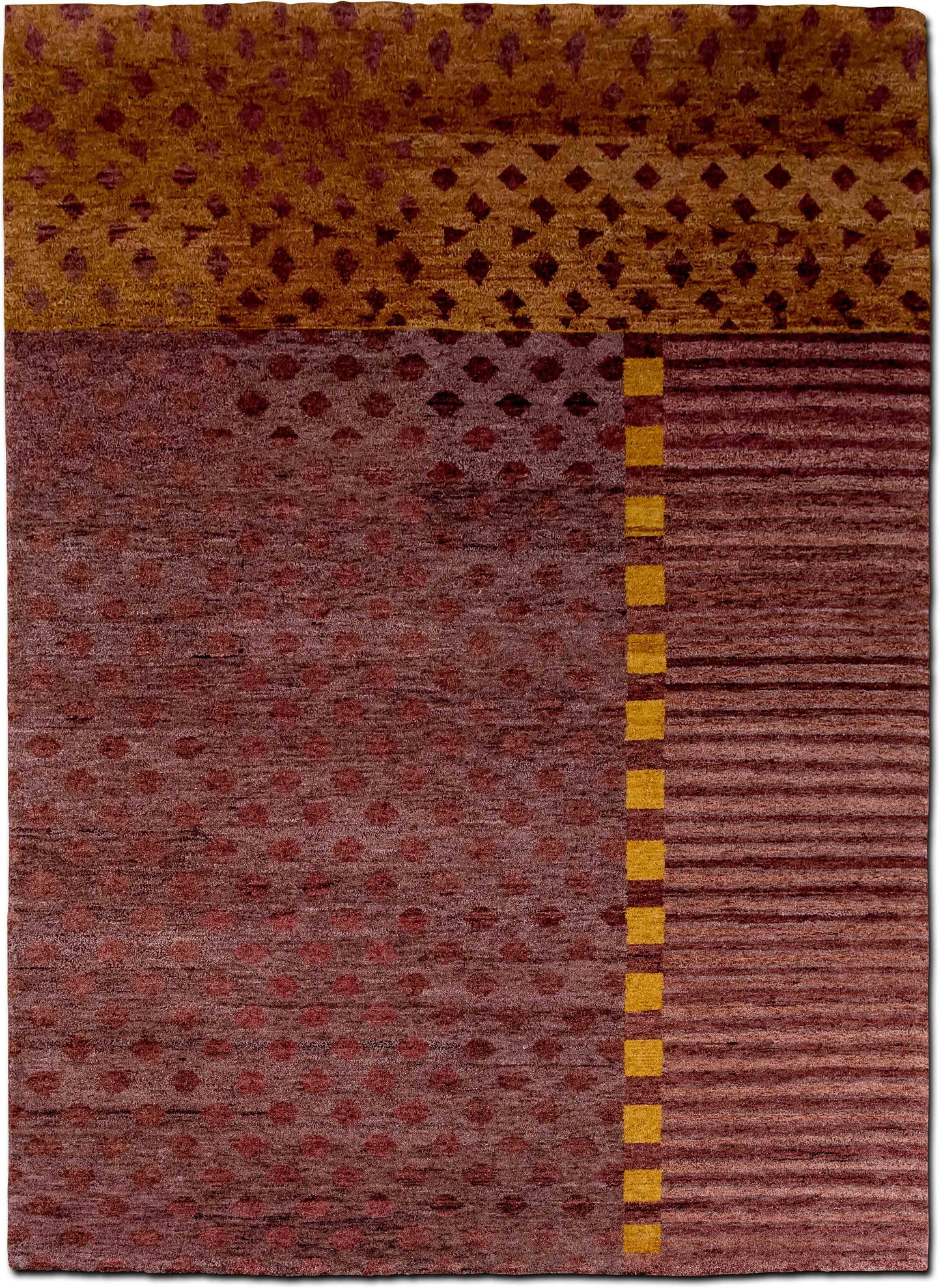 Safavieh – Selaro 9' 9" ft x 7' 9" ft – 100% wool – browns, yellow, rust
