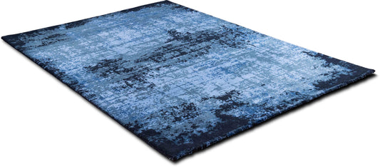 Tiffani Silk –  8 ft x 5 ft – 100% wool – grey