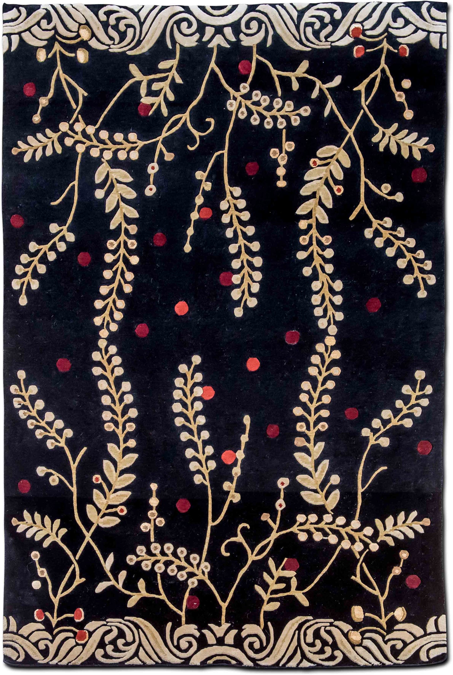 Mugal –  8 ft x 5 ft – 100% wool – black