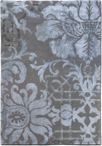 Tufenkian –  8' 4" ft x 5' 6"  – 100% wool  – beige ivory