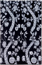 Nepal Collection –  8 ft x 6 ft –100% Wool  – black white