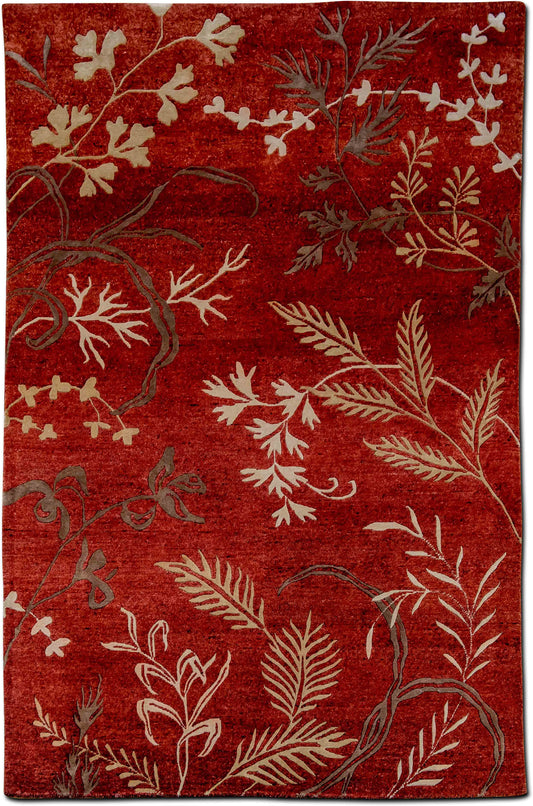 Surya Sanora –  (8 ft x 5 ft) – 100% wool – rust