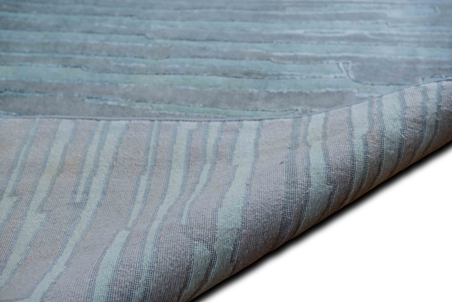 Surya –  8 ft x 5 ft – 100% wool – grey green