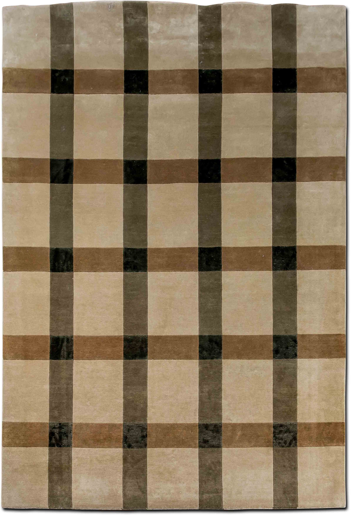 Aladdin –  8 ft x 5 ft – 100% Wool – olive