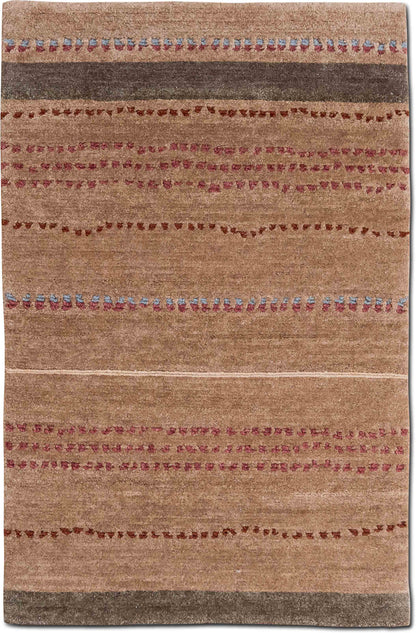 Tufenkian 5 ft x 3 ft – 100% wool  – beige red brown blue olive