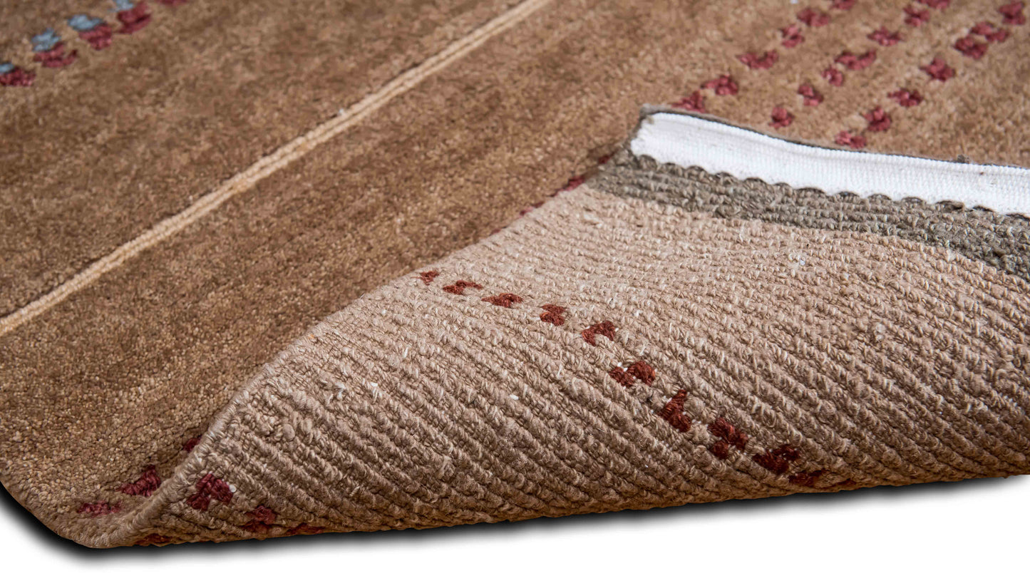 Tufenkian 5 ft x 3 ft – 100% wool  – beige red brown blue olive