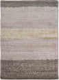 Evokes earthquakes –  5 ft x 3 ft – wool or silk – beige, brown and cream