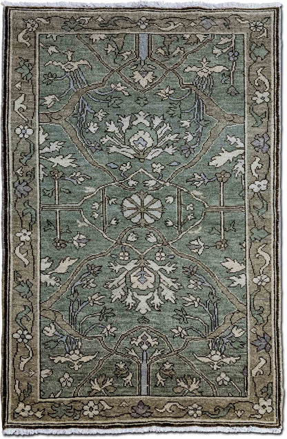Tufenkian Jozan Glacier –  5 ft x 3 ft – 100% Wool – walnut