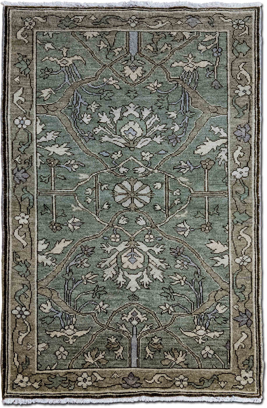 Tufenkian Jozan Glacier –  5 ft x 3 ft – 100% Wool – walnut