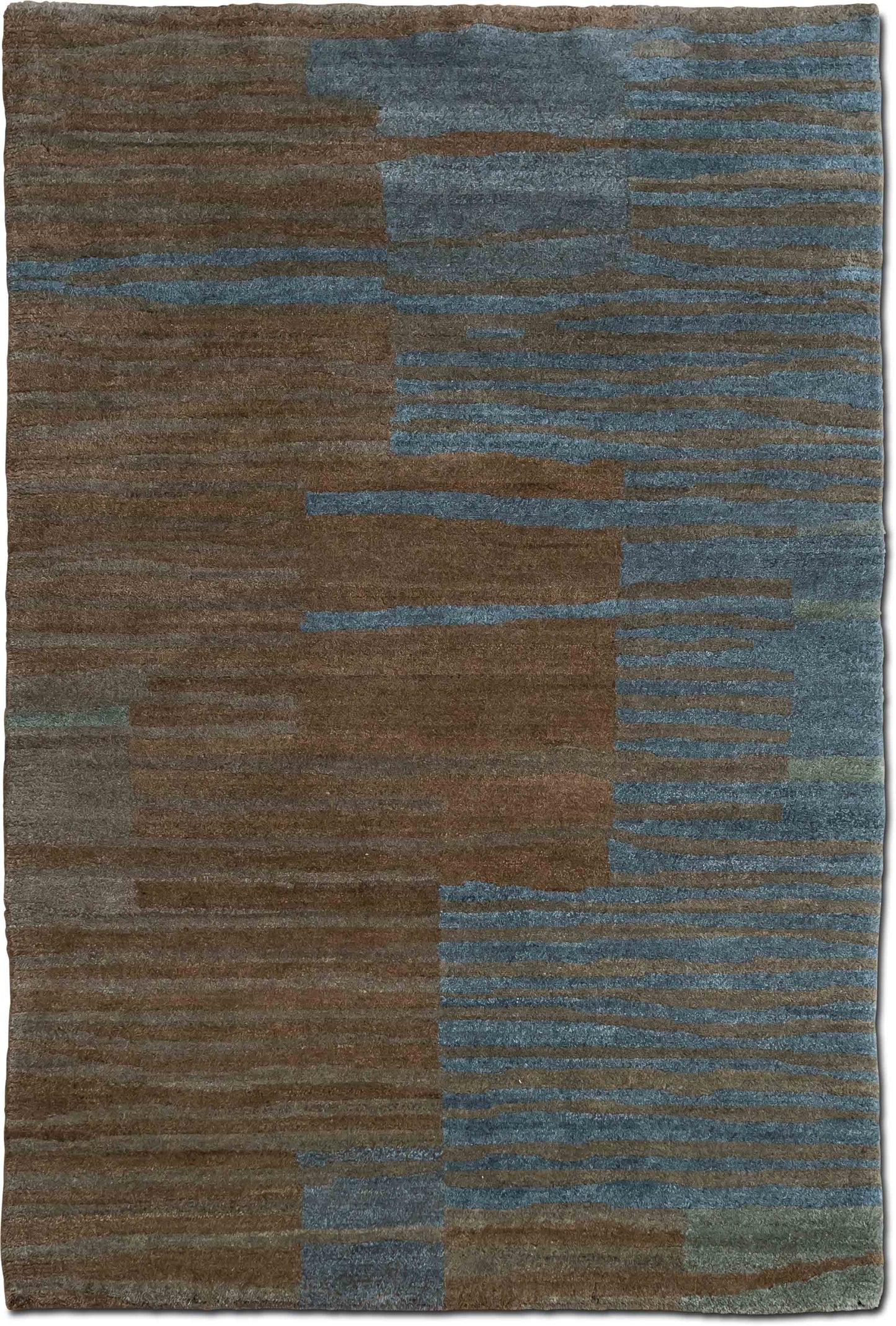 Tufenkian – Lakebed (nan ft x nan ft) – 100% wool – light brown with cool tones of blue and green