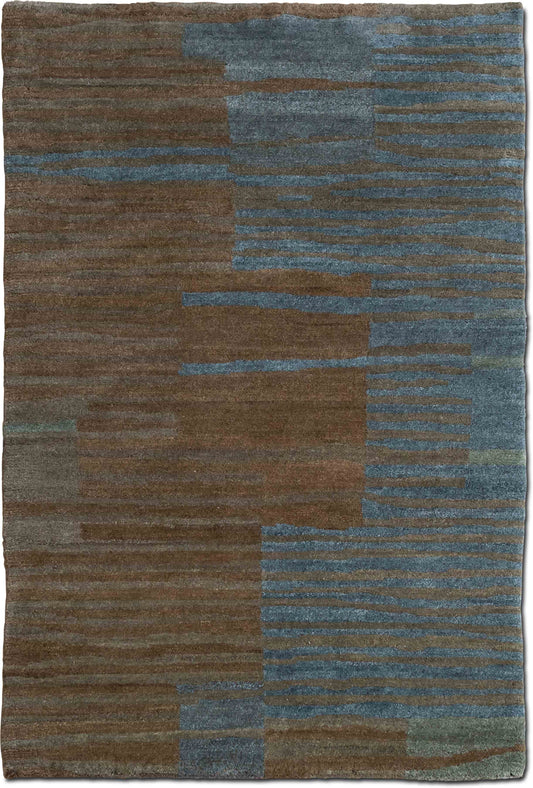 Tufenkian – Lakebed (nan ft x nan ft) – 100% wool – light brown with cool tones of blue and green