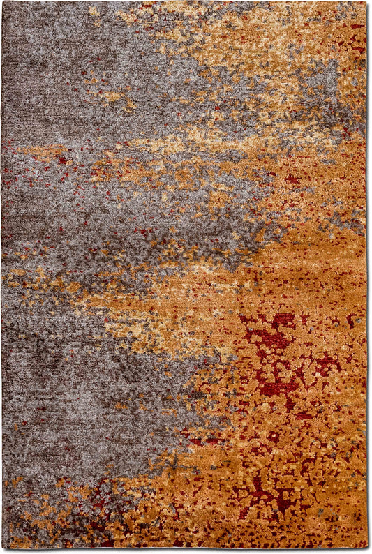 Tufenkian – Gold 5 ft x 3 ft – 100% wool – browns and golds