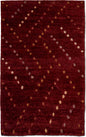 Tufenkian – Magma 5 ft x 3 ft – 100% wool – brick red, with dors in brown, rust, orange, beife & caramel