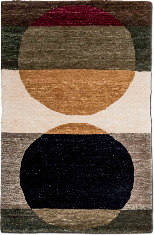 Tufenkian Earth eclipse–  5 ft x 3 ft – 100% wool – earth tones